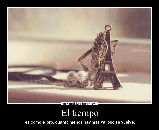 El tiempo -