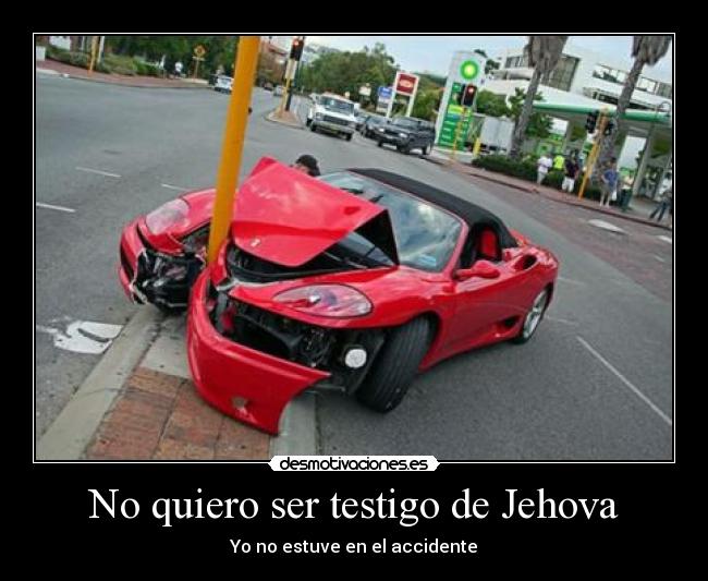 No quiero ser testigo de Jehova -
