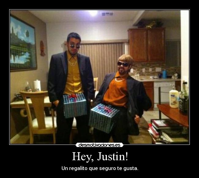 Hey, Justin! - Un regalito que seguro te gusta.