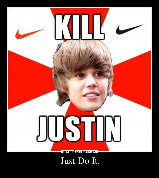 carteles justin bieber nike desmotivaciones