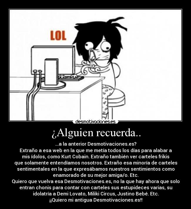 ¿Alguien recuerda.. -