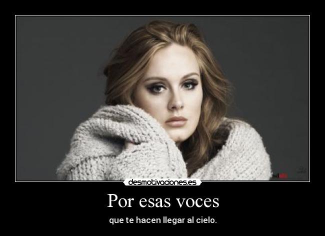 Por esas voces -