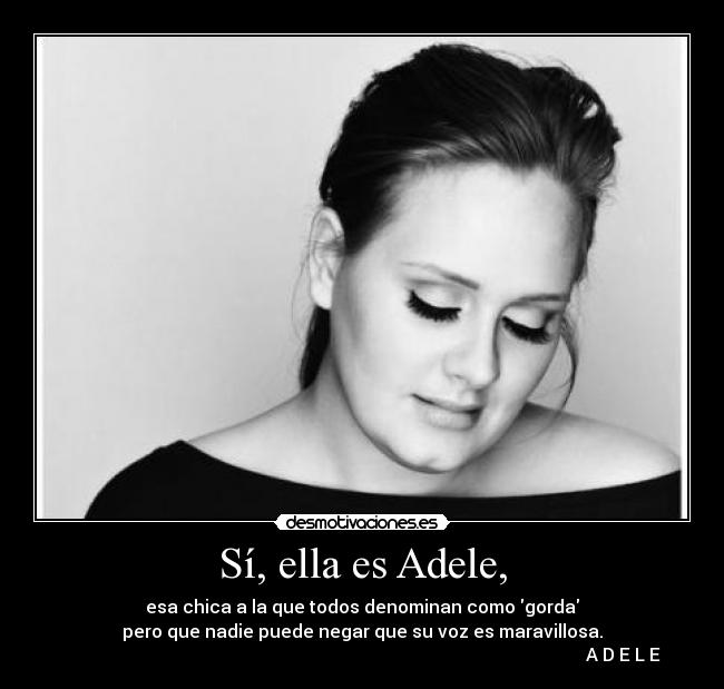 Sí, ella es Adele, - 