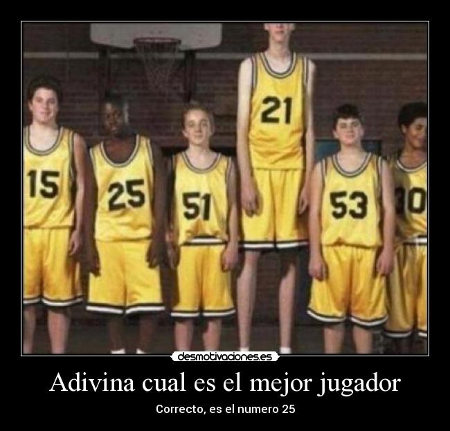 Adivina cual es el mejor jugador -