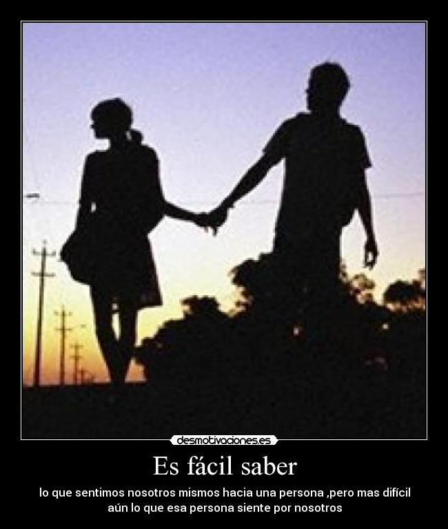 Es fácil saber - 