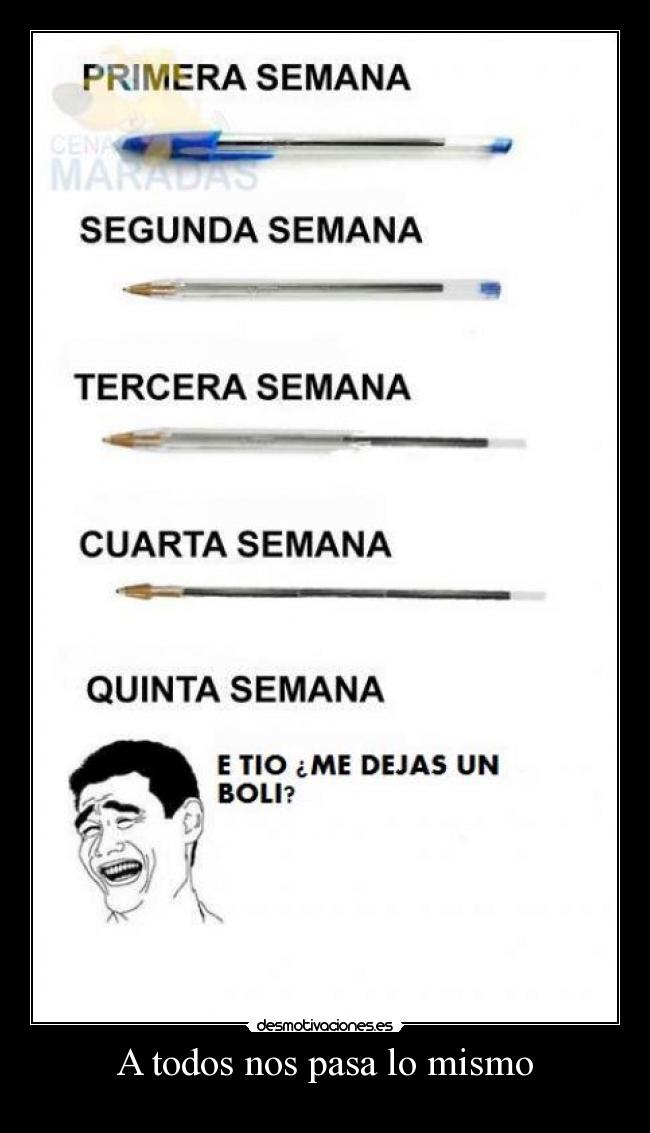 A todos nos pasa lo mismo - 