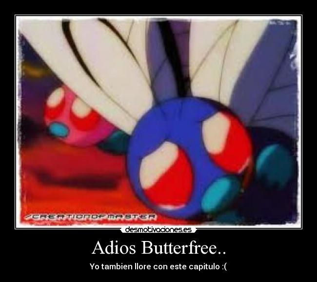 carteles pokemon butterfree desmotivaciones