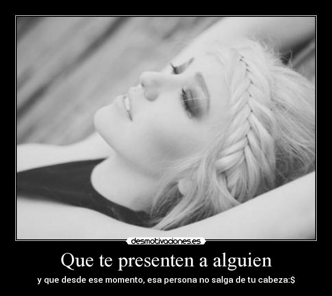 Que te presenten a alguien - 