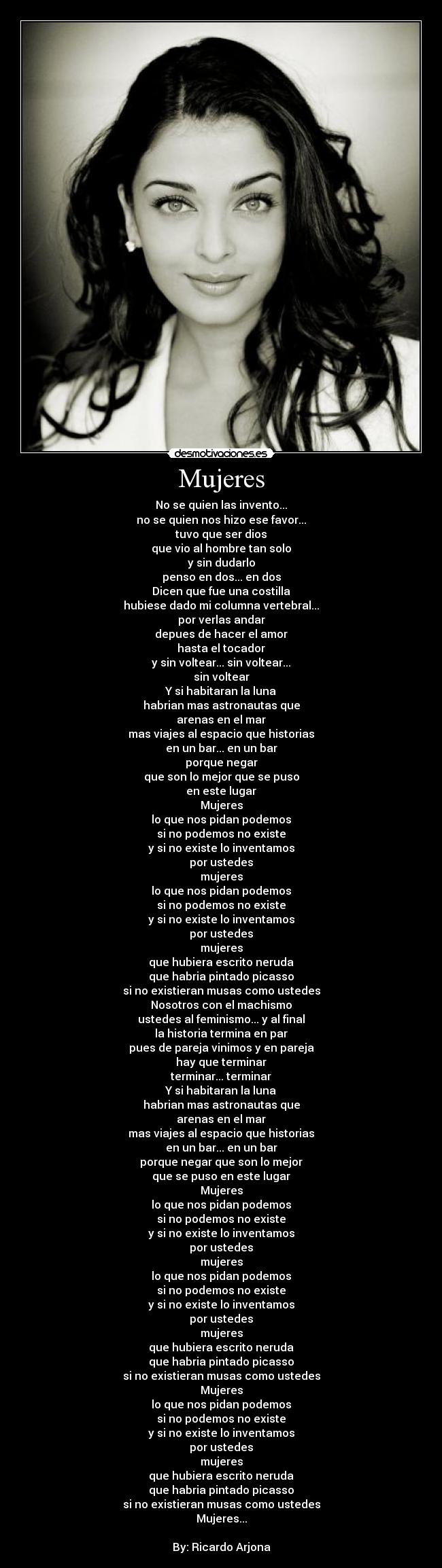 carteles ricardo arjona mujeres desmotivaciones