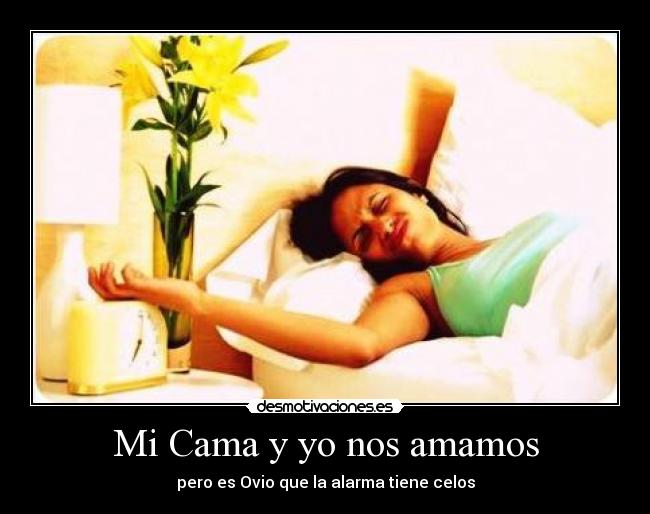 Mi Cama y yo nos amamos -