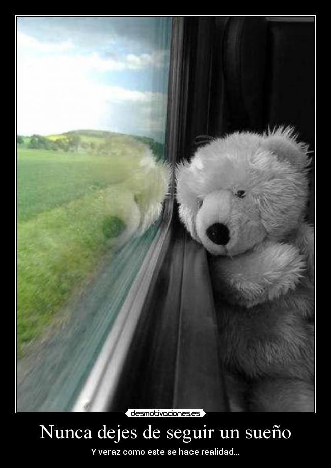 Nunca dejes de seguir un sueño - 