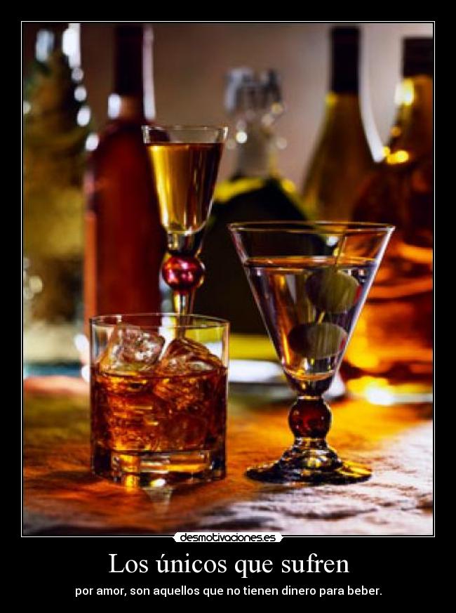 Los únicos que sufren -