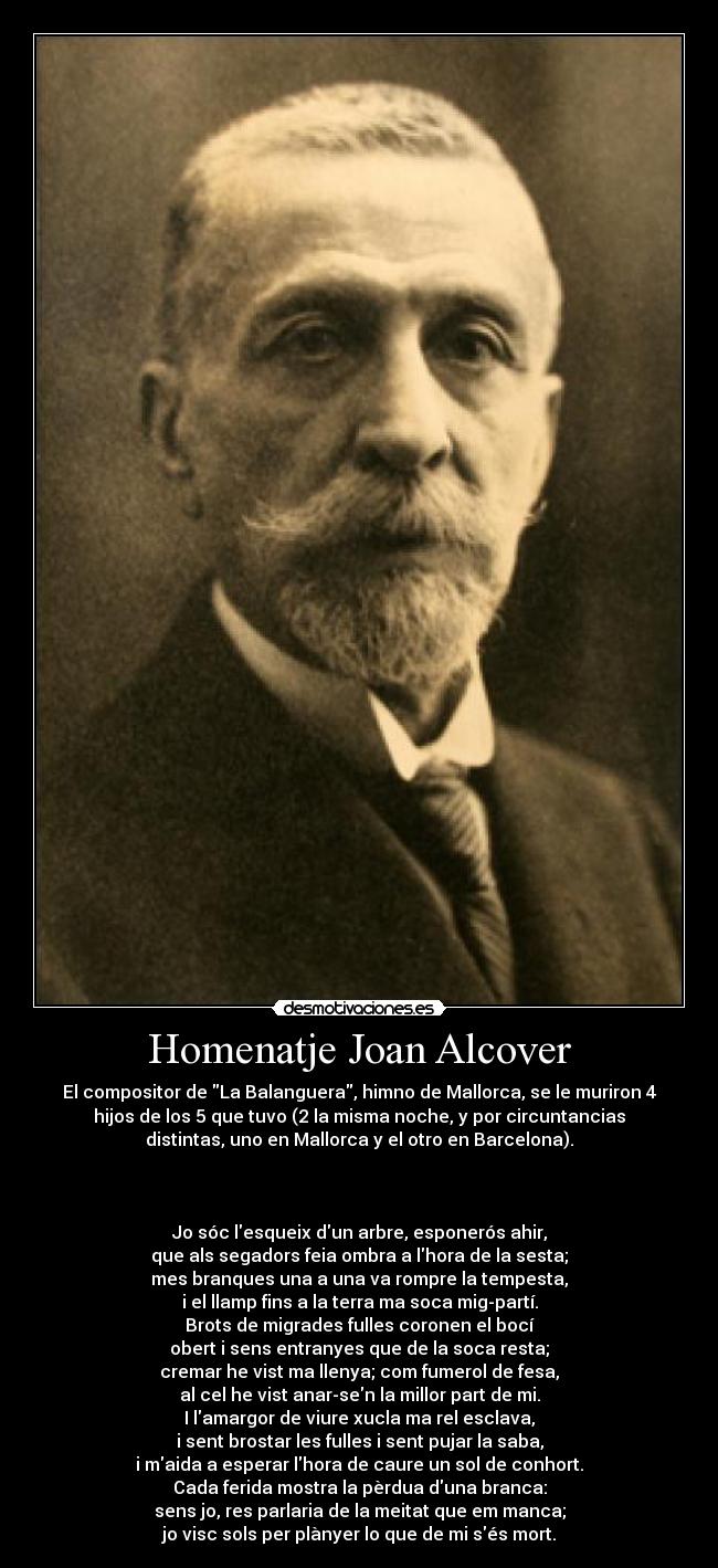 Homenatje Joan Alcover -