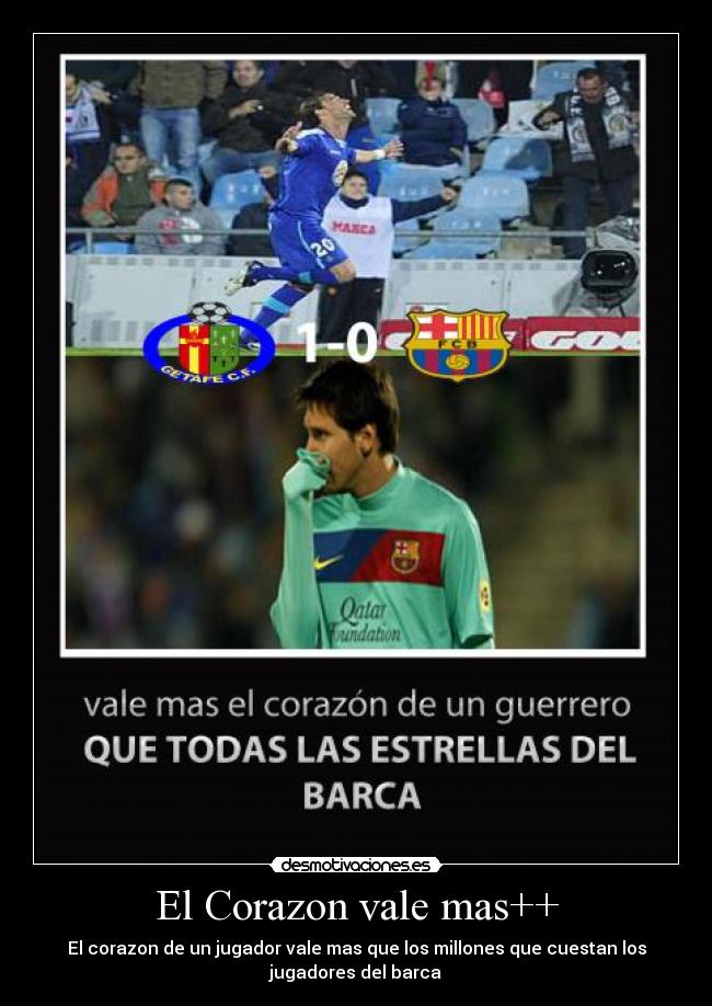 carteles corazon barcelona real madrid desmotivaciones