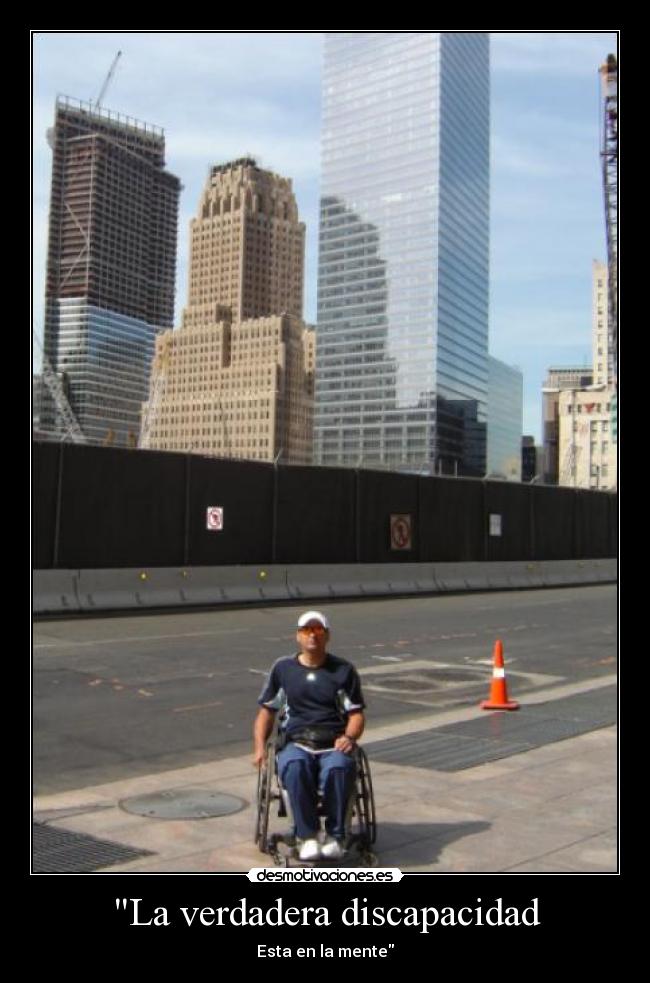 La verdadera discapacidad - Esta en la mente
