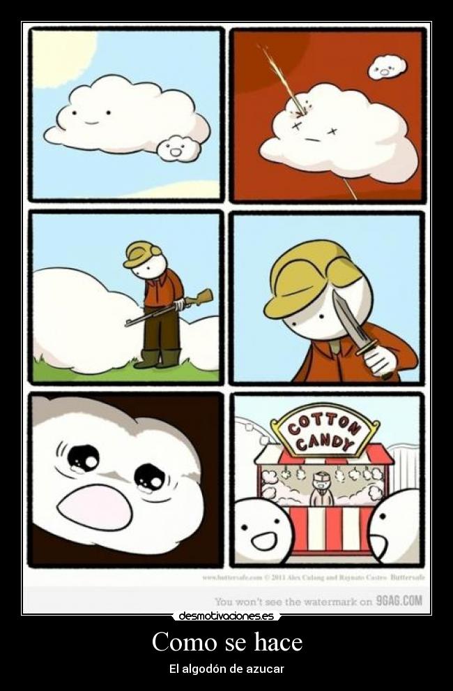 Como se hace - El algodón de azucar