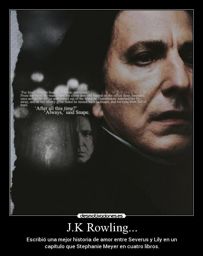 carteles snape harry potter desmotivaciones