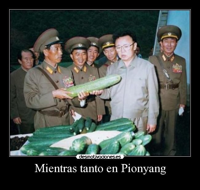 Mientras tanto en Pionyang -