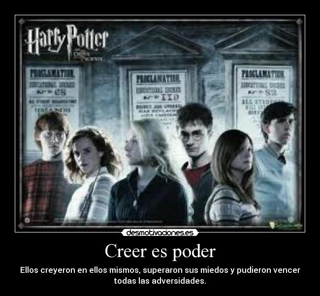 carteles harry potter desmotivaciones