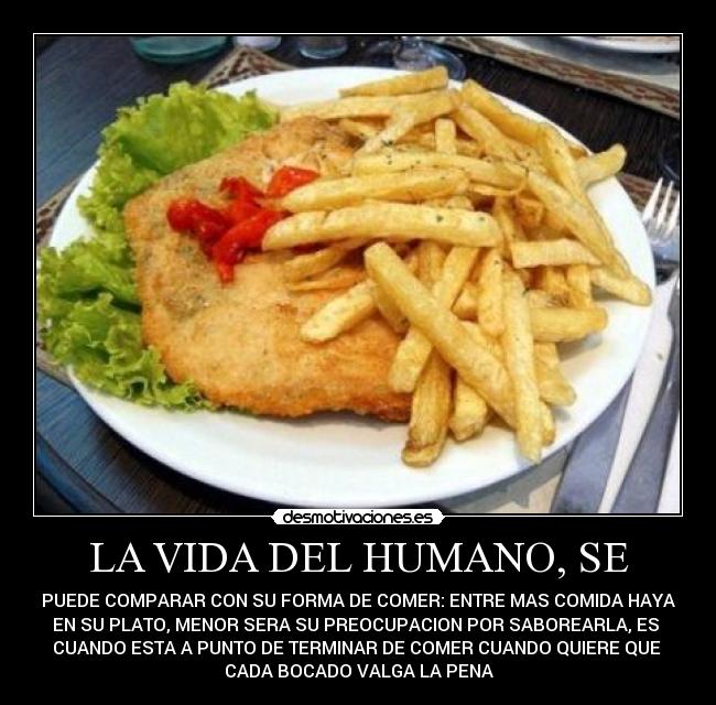 LA VIDA DEL HUMANO, SE -