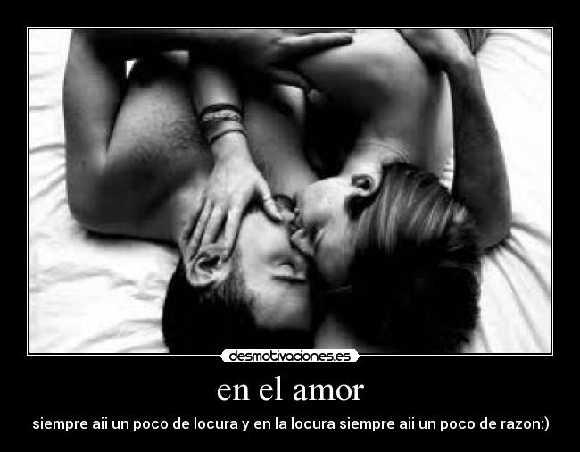 en el amor -