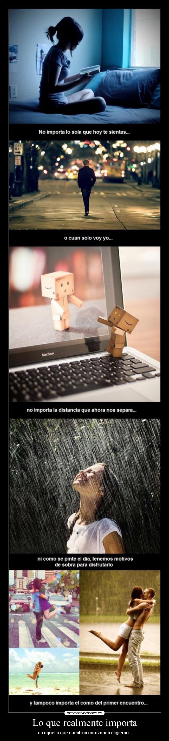 Lo que realmente importa -