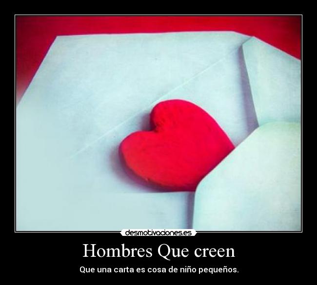 Hombres Que creen -
