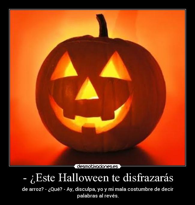 - ¿Este Halloween te disfrazarás - 
