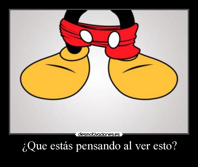 ¿Que estás pensando al ver esto? -