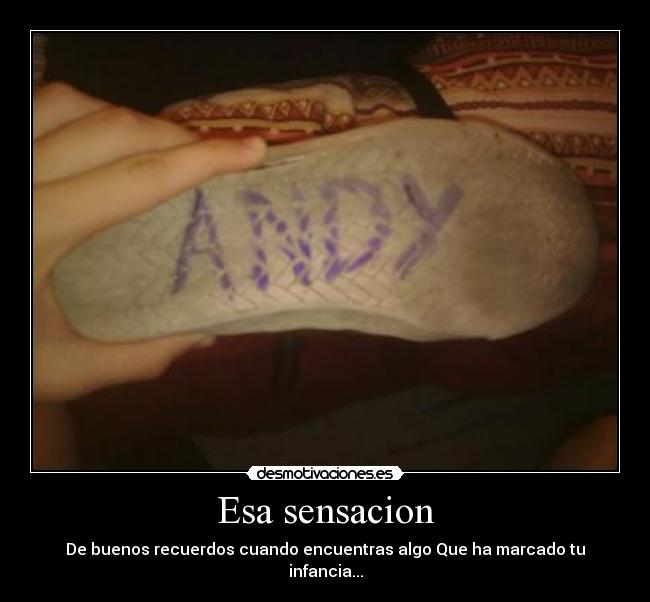 Esa sensacion - De buenos recuerdos cuando encuentras algo Que ha marcado tu infancia...