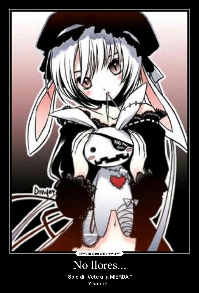 carteles llores desmotivaciones