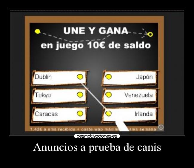 Anuncios a prueba de canis -