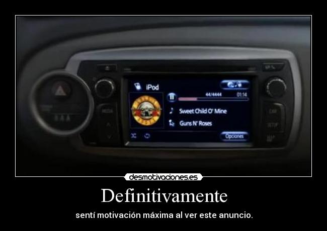 Definitivamente - sentí motivación máxima al ver este anuncio.