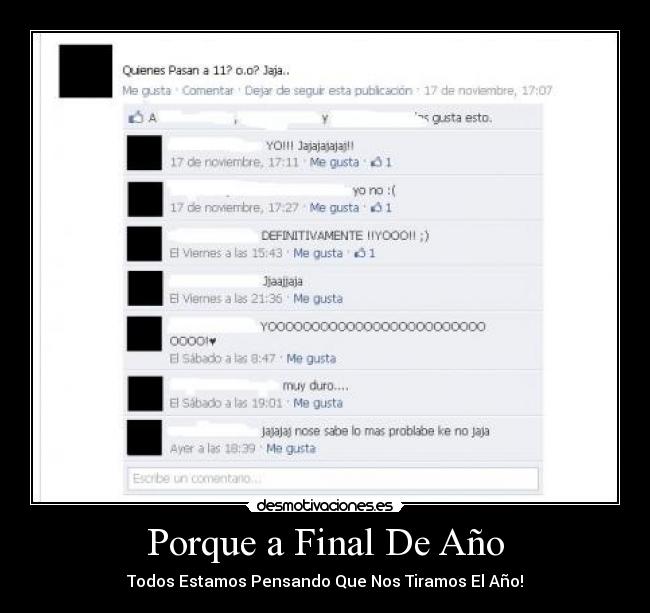 Porque a Final De Año - Todos Estamos Pensando Que Nos Tiramos El Año!