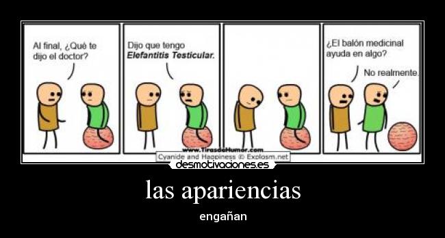 las apariencias - engañan