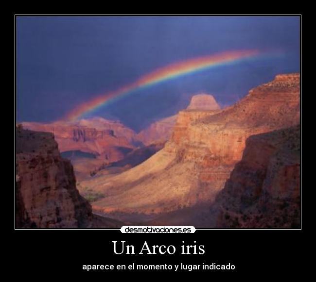 Un Arco iris -