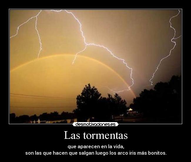 Las tormentas -