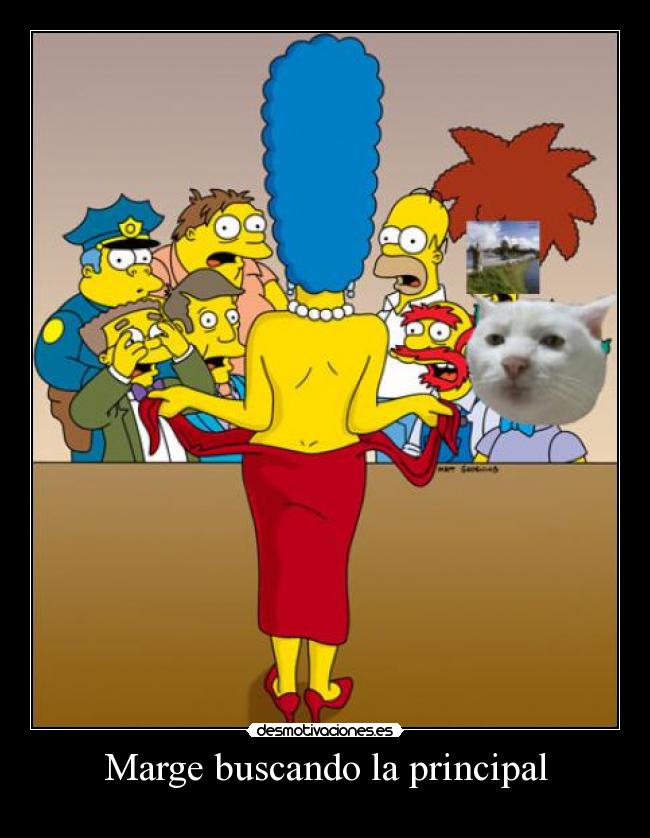 Marge buscando la principal - 