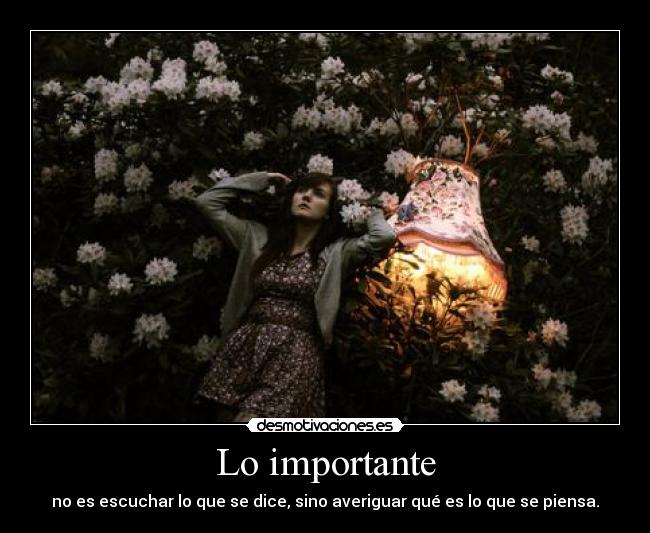 Lo importante - 