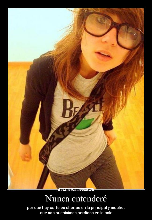 Nunca entenderé -