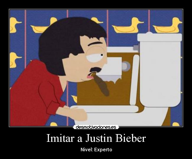 Imitar a Justin Bieber -