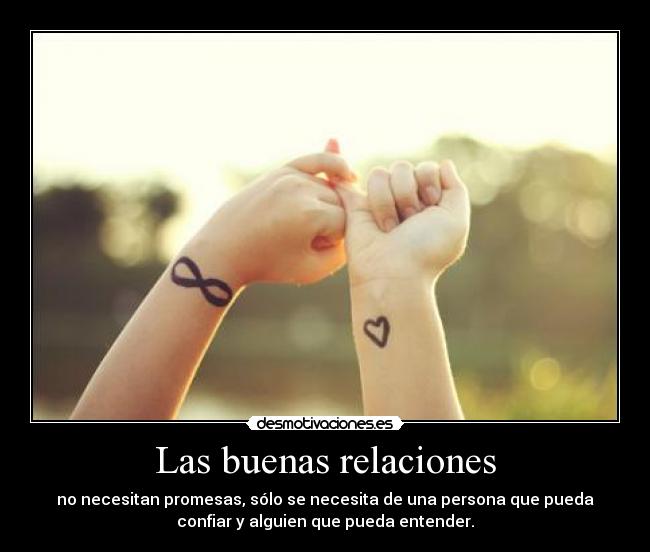 Las buenas relaciones - 