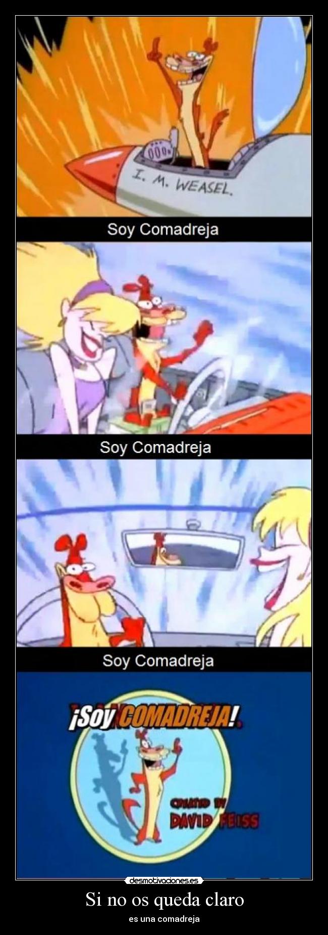 Si no os queda claro - es una comadreja