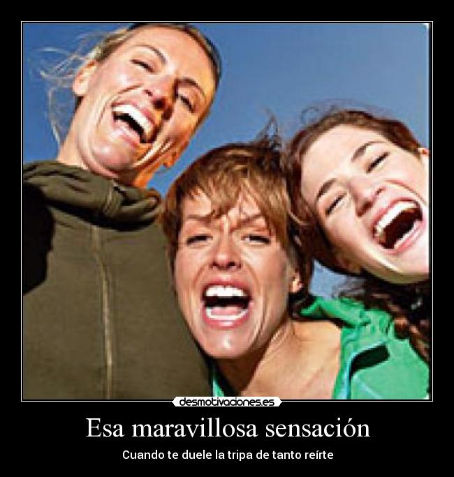 Esa maravillosa sensación -
