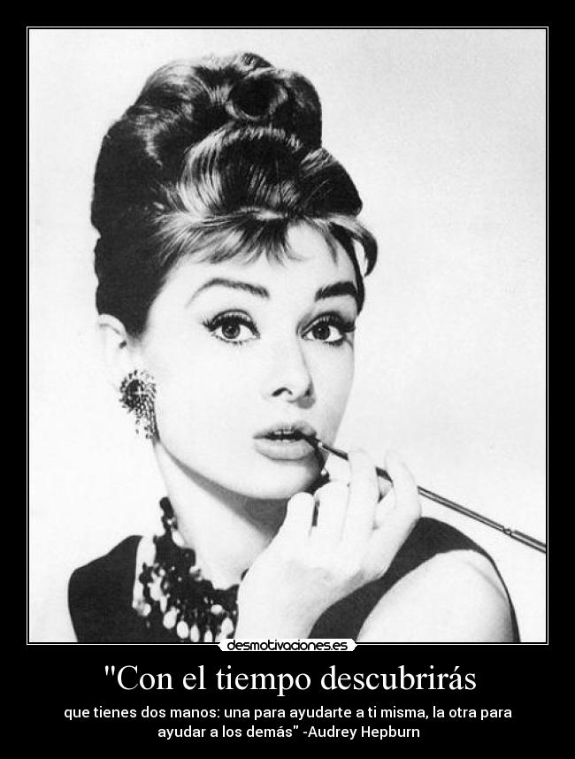 Con el tiempo descubrirás -