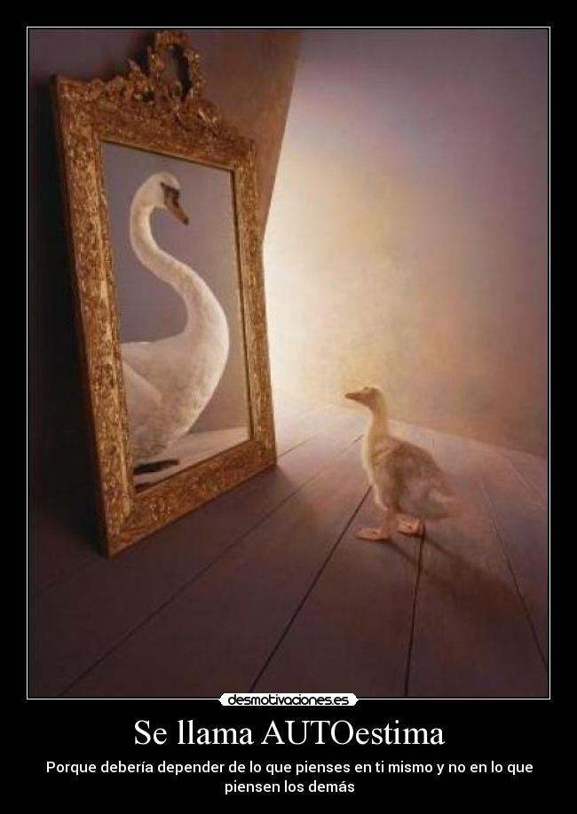 Se llama AUTOestima -
