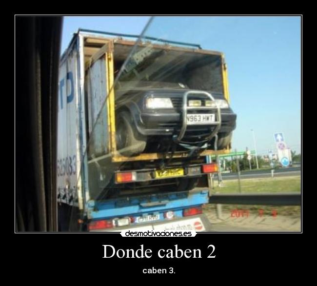 Donde caben 2 - 