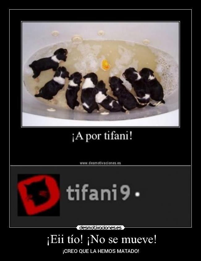 ¡Eii tío! ¡No se mueve! - ¡CREO QUE LA HEMOS MATADO!