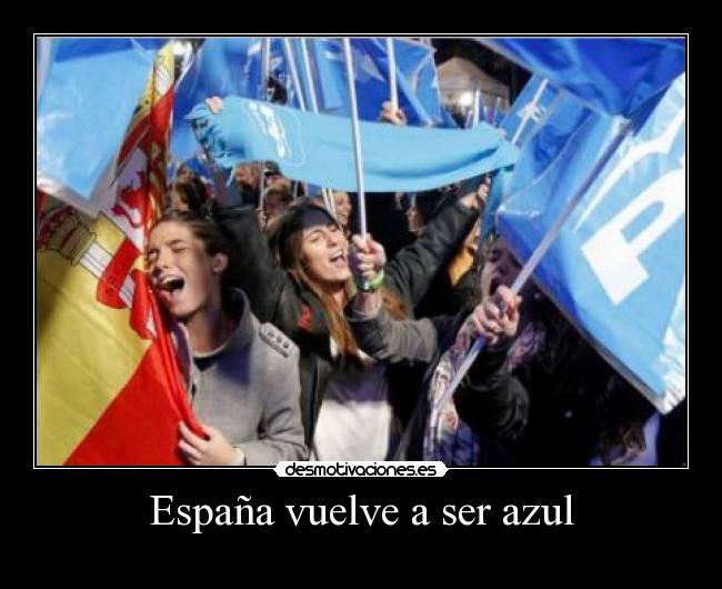 España vuelve a ser azul - 