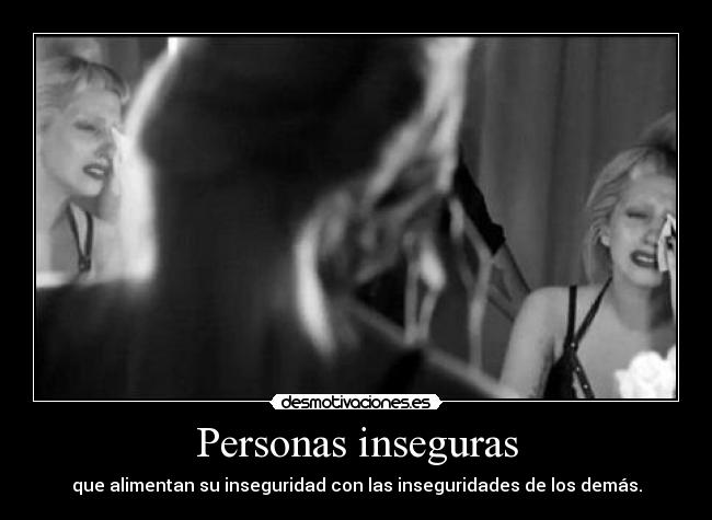 Personas inseguras -